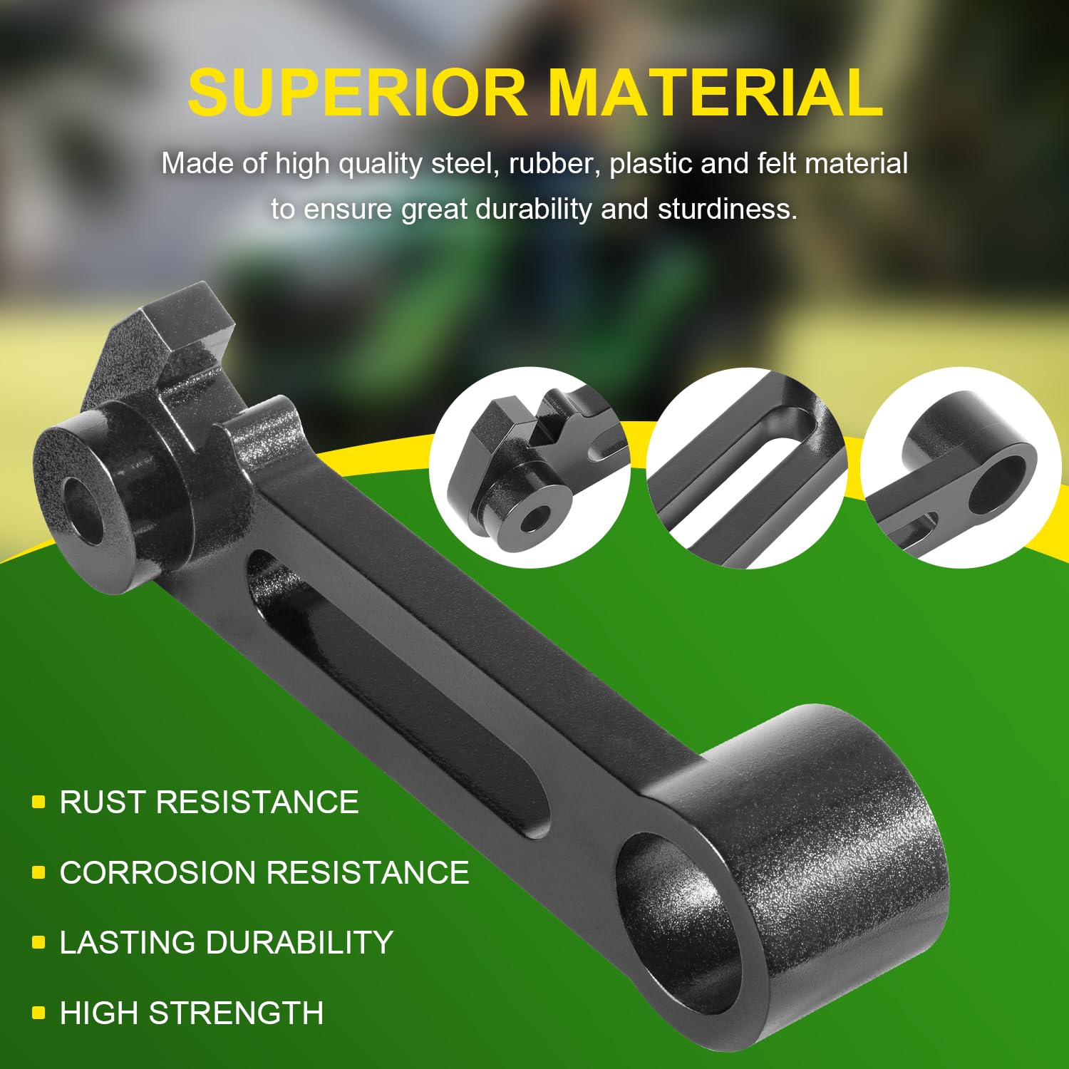 Amazon.com : Deck Pulley Idler Arm M143350 for John Deere 48C 54C